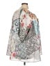 Johnny Was 100% Silk White 3/4 Sleeve Silk Top Size 3X - photo 4