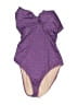 LIBERTY 100% Polymide Paisley Purple One Piece Swimsuit Size XL - photo 1