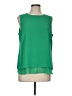Rose + Olive Green Sleeveless Blouse Size L - photo 1