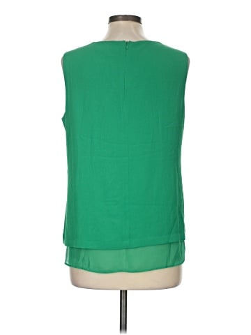 Rose + Olive Sleeveless Blouse (view 2)