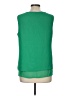 Rose + Olive Green Sleeveless Blouse Size L - photo 2