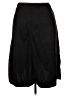 Unbranded 100% Polyester Solid Black Casual Skirt Size XXL - photo 2