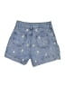 Sandro 100% Polyester Stars Blue Denim Shorts Size 38 - photo 2
