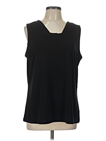 Susan Graver Sleeveless T-Shirt (view 1)