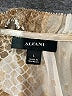 Alfani 100% Polyester Animal Print Tan Long Sleeve Blouse Size L - photo 7