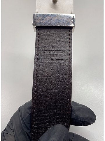 Louis Vuitton Damier Ebene LV Paris Buckle belt (view 2)