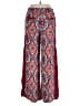 Lilka 100% Rayon Paisley Red Casual Pants Size S - photo 2