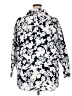 Only 100% Cotton Floral Ivory 3/4 Sleeve Button-Down Shirt Size XXL - photo 2