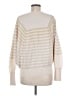 Trina Turk Stripes Ivory Wool Pullover Sweater Size M - photo 2