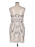Adrianna Papell 100% Polyester Silver Cocktail Dress Size 14 - photo 2