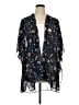 Market and Spruce 100% Polyester Black Kimono Size XL - photo 1