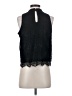 Haute Monde 100% Polyester Black Sleeveless Blouse Size S - photo 2