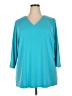 Worthington Teal 3/4 Sleeve Top Size 2X - photo 1