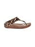 Volatile 100% Leather Brown Sandals Size 7 - photo 1