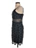 Aqua 100% Polyester Black Cocktail Dress Size S - photo 5