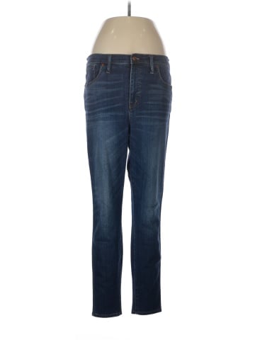 Madewell 10" High-Rise Skinny Jeans in Danny Wash: TENCEL&trade; Denim Edition (view 1)