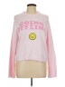 Francesca's Pink Sweatshirt Size L - photo 1