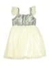 Popatu 100% Polyester Silver Dress Size 6 - photo 1