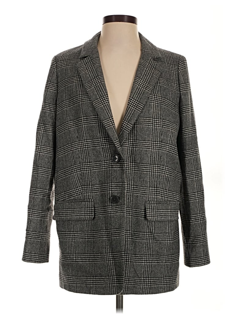 Pre-owned Everlane Blazer Jacket In Gray