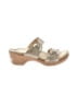 Danskin 100% Leather Gold Wedges Size EU 41 - photo 1