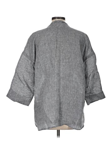 Purejill 3/4 Sleeve Button-Down Shirt (view 2)