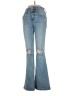 Flying Monkey Hearts Blue Jeans Size 25 waist - photo 1