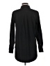 Lyssé Black Long Sleeve Button-Down Shirt Size M - photo 2