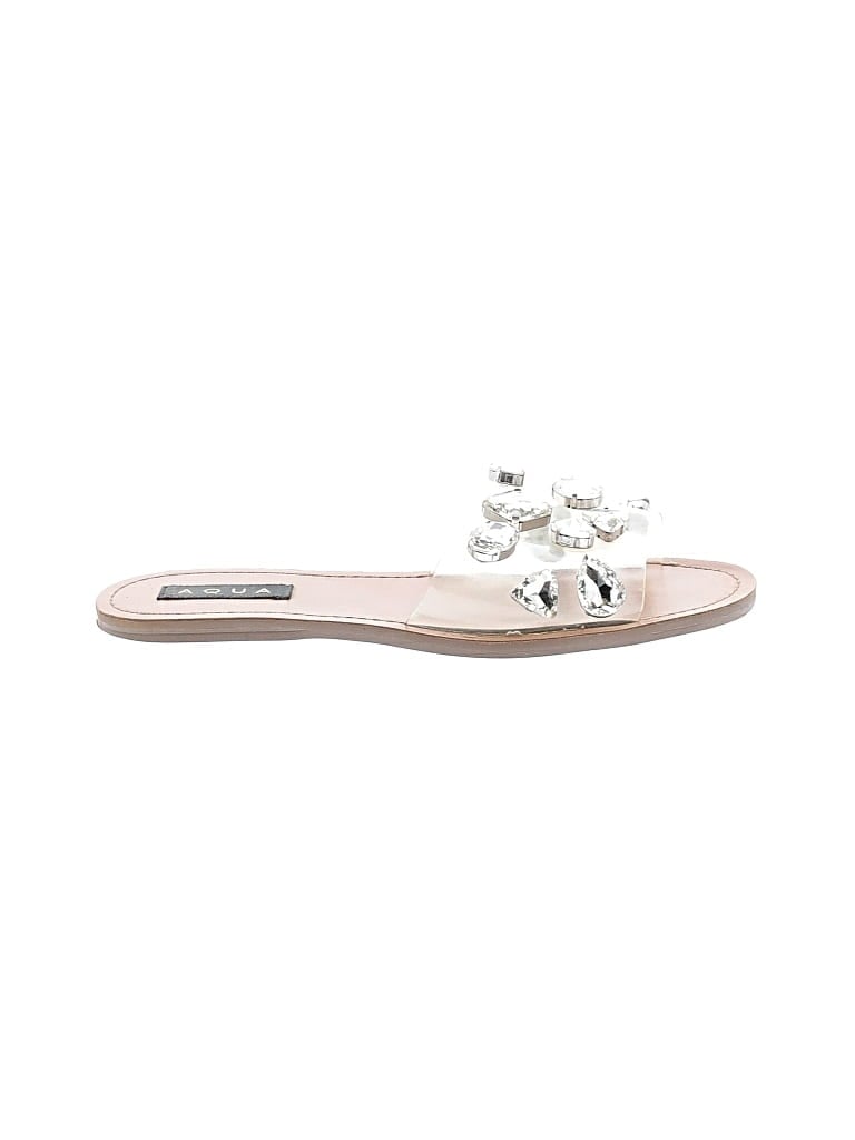 Pre-owned Aqua Sandals In Silver