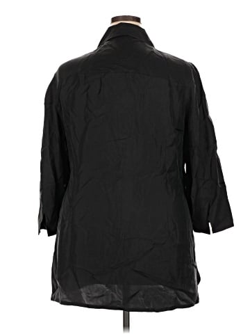 Jones New York Collection 3/4 Sleeve Silk Top (view 2)