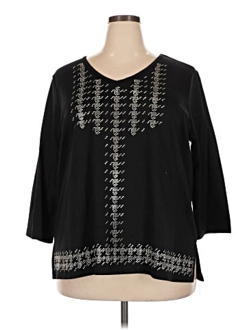 Alfred Dunner 3/4 Sleeve Blouse (view 1)