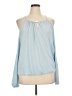 MICHAEL Michael Kors Blue Sleeveless Blouse Size XL - photo 1