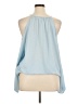 MICHAEL Michael Kors Blue Sleeveless Blouse Size XL - photo 2