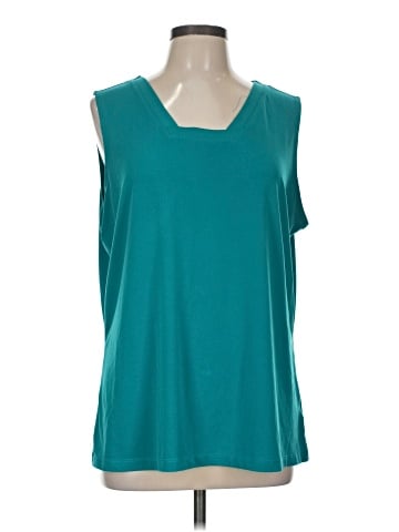 Susan Graver Sleeveless T-Shirt (view 1)
