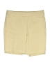 Chico's Solid Yellow Khaki Shorts Size Med (1.5) - photo 1