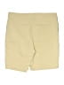 Chico's Solid Yellow Khaki Shorts Size Med (1.5) - photo 2