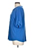Anne Klein Blue 3/4 Sleeve Blouse Size L - photo 5