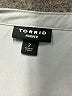 Torrid 100% Polyester Gray 3/4 Sleeve Blouse Size 2X Plus (2) - photo 7