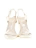 Shoedazzle Ivory Sandals Size 8 - photo 2