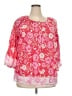 Talbots 100% Cotton Pink 3/4 Sleeve Blouse Size 2X - photo 1