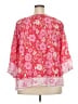 Talbots 100% Cotton Pink 3/4 Sleeve Blouse Size 2X - photo 2