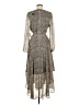 Express 100% Polyester Gray Cocktail Dress Size M - photo 2