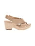 Clarks Tan Wedges Size 9 (wide) - photo 1