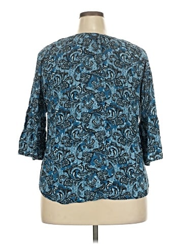Cato 3/4 Sleeve Blouse (view 2)