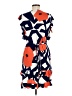 Ali Ro 100% Polyester Print Blue Cocktail Dress Size 8 - photo 2