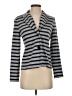 Gap 100% Cotton Stripes Gray Blazer Size S - photo 1