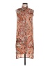 Cupio 100% Polyester Paisley Orange Casual Dress Size M (estimated) - photo 1