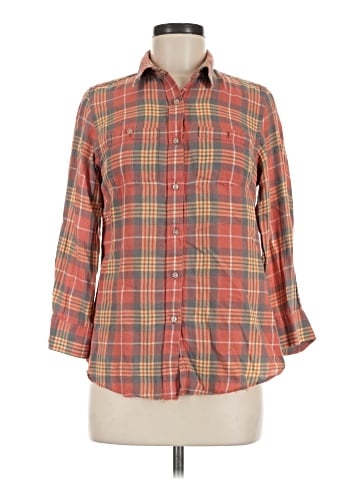 NSF 3/4 Sleeve Button-Down Shirt (view 1)