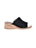 B.O.C 100% Leather Black Wedges Size 9 - photo 1