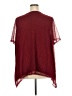 Catherines 100% Polyester Burgundy Short Sleeve Blouse Size 2X - photo 2