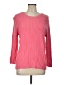 Jeanne Pierre 100% Cotton Pink Pullover Sweater Size L - photo 1